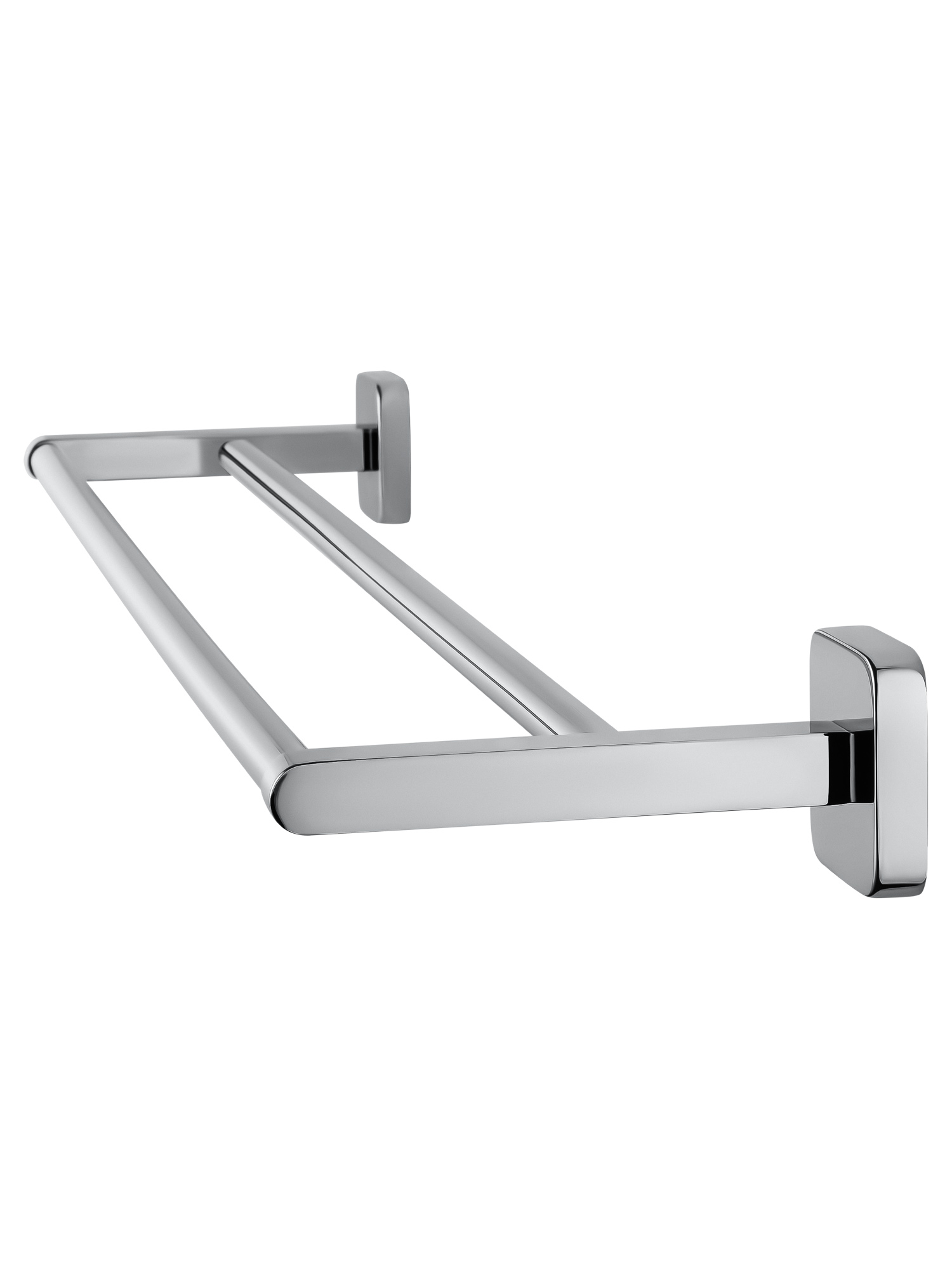 Полотенцедержатель двойной WONZON & WOGHAND STILL, Хром (WW-6611) - Gidratop.ru изображение