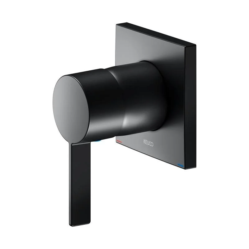 Смеситель Keuco Ixmo Pure 59551379502 для душа, цвет черный матовый - Gidratop.ru изображение