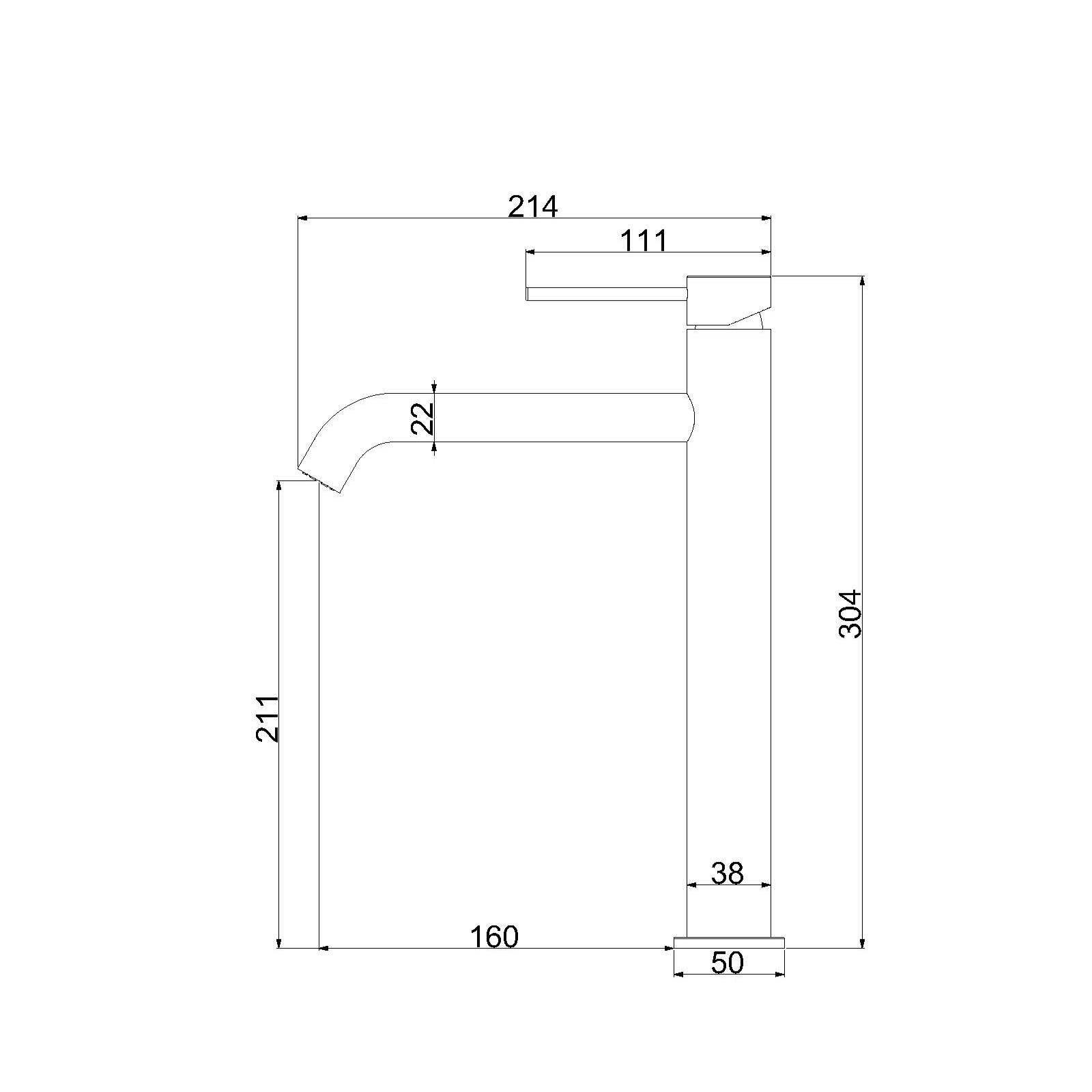 Смеситель для раковины City VBF-2C2MB однорычажный, черный матовый - Gidratop.ru изображение