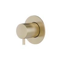 Newform X-STEEL 316 Наружная часть для переключателя/запорного вентиля (для 27892/27893) цвет: PVD Brushed pale gold - Gidratop.ru изображение