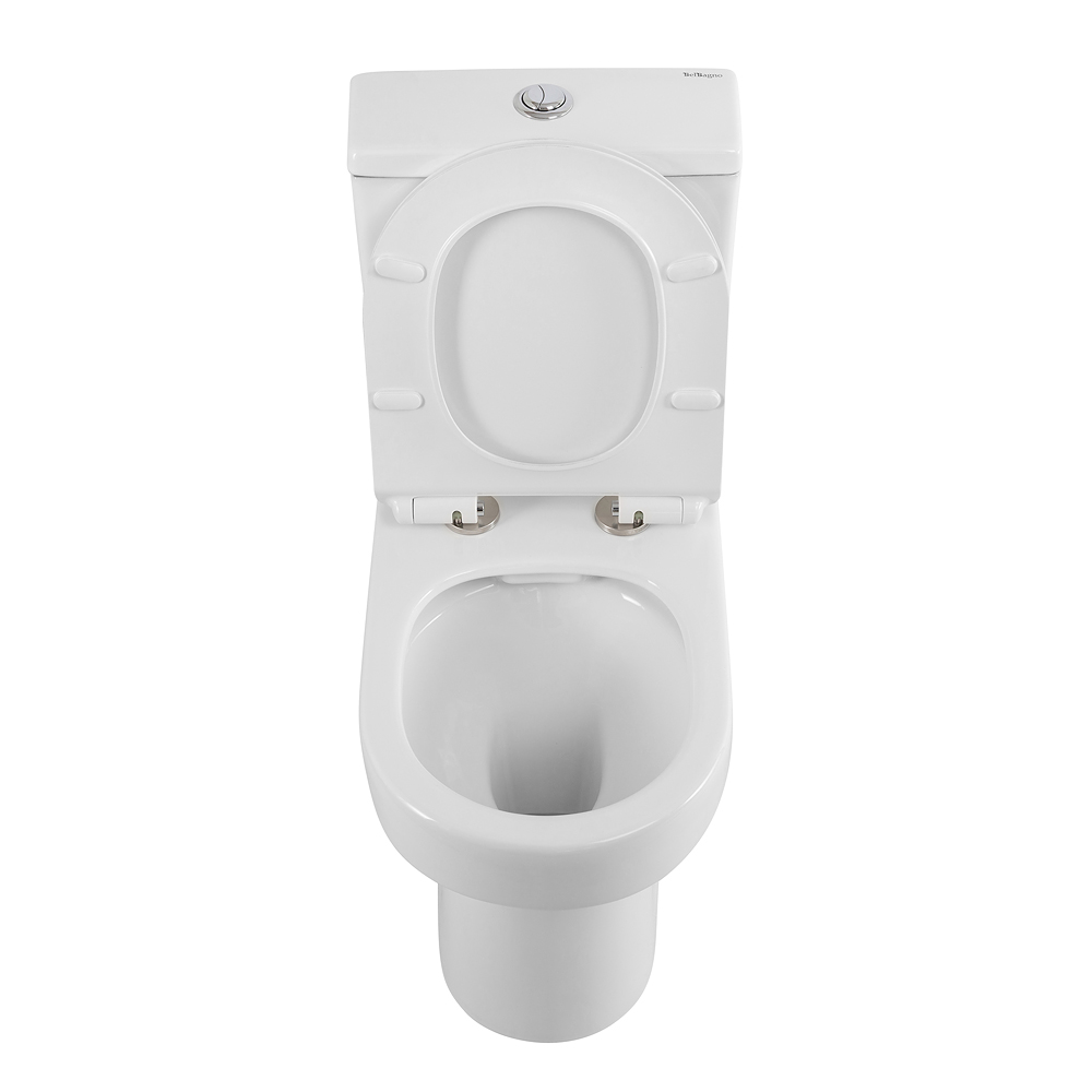 Унитаз-компакт безободковый BelBagno NORMA BB339CPR/BB339T/BB076SC - Gidratop.ru изображение