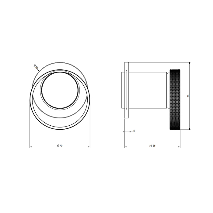 GESSI ANELLO смеситель настенный встроенный, цвет Brushed Brass PVD - Gidratop.ru изображение