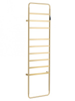 Полотенцесушитель электрический WONZON & WOGHAND DÜSSELDORF, Брашированное золото (WW-A204-BG) - Gidratop.ru изображение