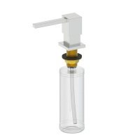 Дозатор мыла WONZON & WOGHAND, Брашированный никель (WW-88SD01-BN) - Gidratop.ru изображение