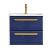 ECO-CER База под раковину подвесная с двумя выкатными ящиками, Sapfiro, 570x450x500, ECO-CER-600-2C-SO-SPF-P - Gidratop.ru изображение