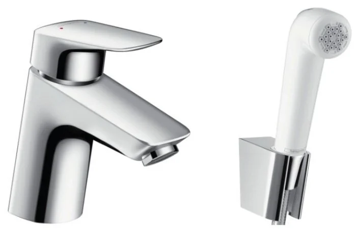 Смеситель Hansgrohe Logis 71290000 с гигиеническим душем - Gidratop.ru изображение