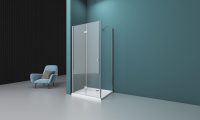 Душевой уголок BelBagno ALBANO-ASH-1-90/100-C-Cr - Gidratop.ru изображение