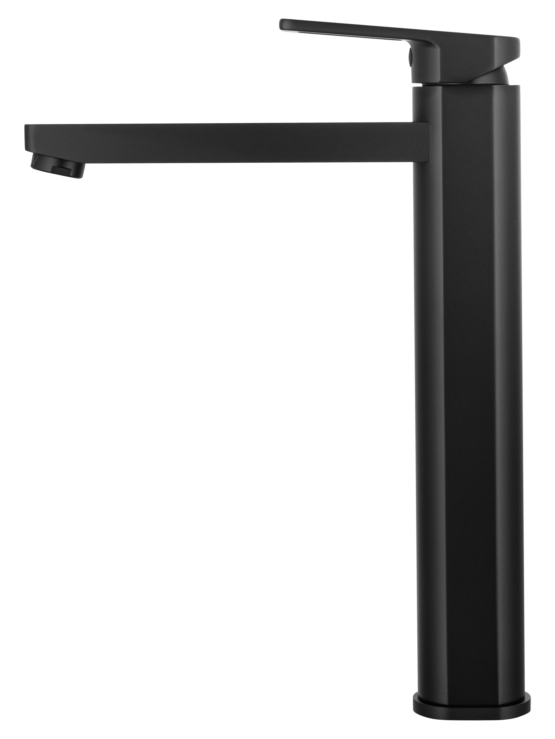 Смеситель для раковины высокий WONZON & WOGHAND FRAME, Черный матовый (WW-88239010-MB) - Gidratop.ru изображение