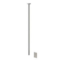 GESSI 316 MECCANICA смеситель для раковины потолочный, электронный, внешняя часть, цвет Steel Brushed