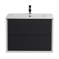 BELLAGIO База подвесная под раковину с двумя выдвижными ящиками 54715 Grafite  70x46x48 - Gidratop.ru изображение