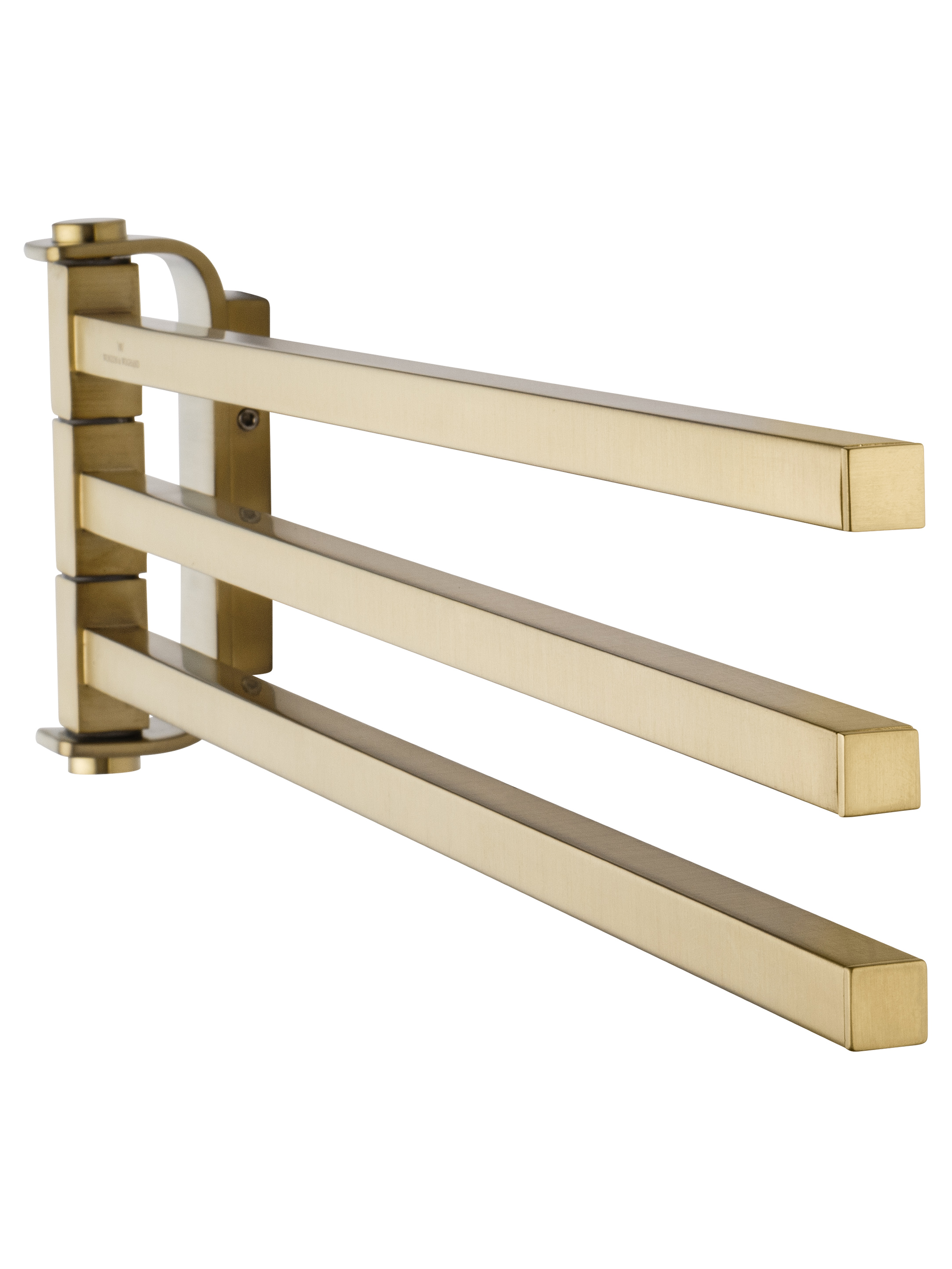 Полотенцедержатель поворотный WONZON & WOGHAND LOTTE, Брашированное золото (WW-8341-BG) - Gidratop.ru изображение