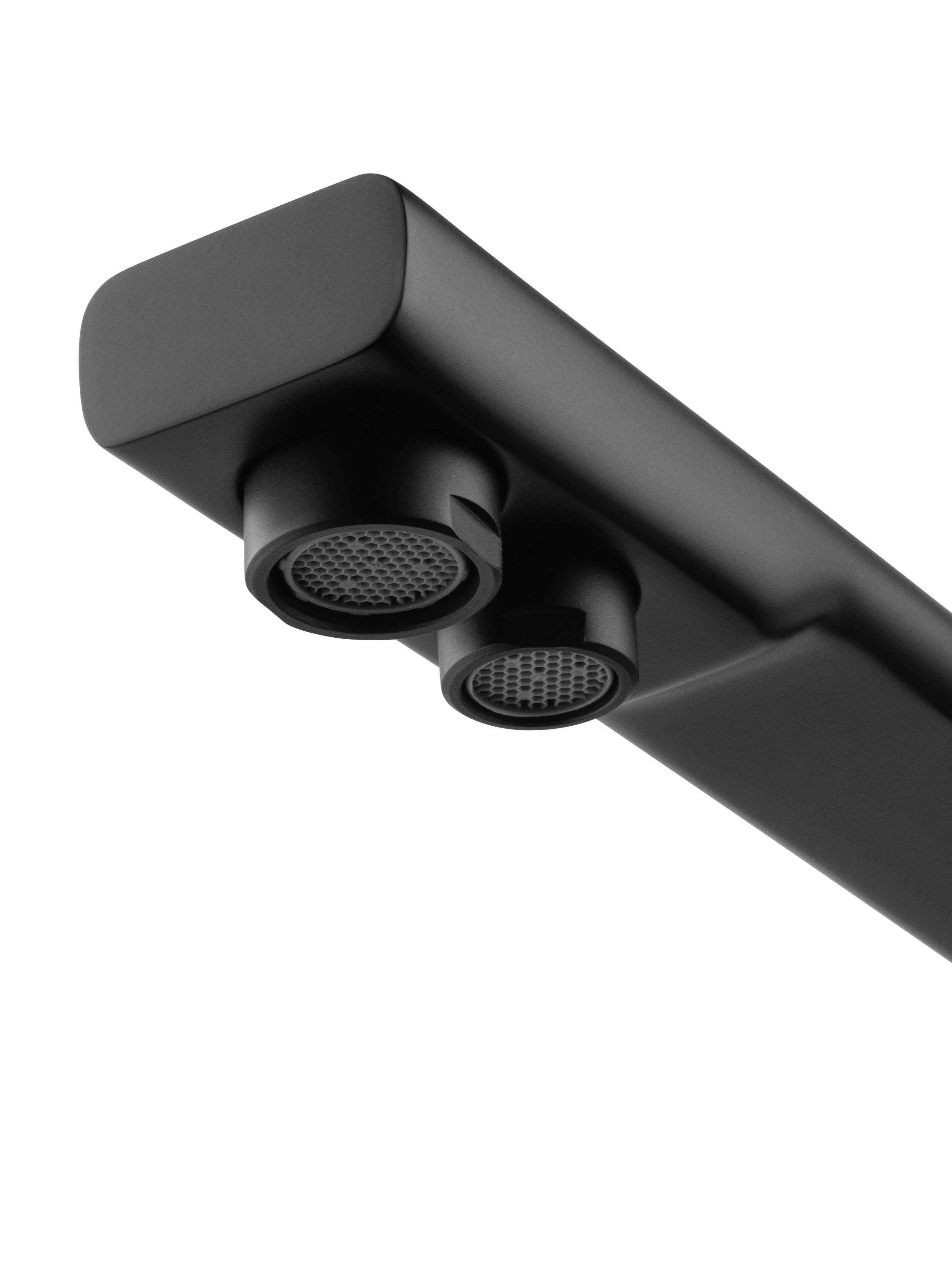 Смеситель для кухни с подключением фильтра WONZON & WOGHAND, Черный матовый (WW-88458004-MB) - Gidratop.ru изображение