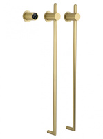 Полотенцесушитель электрический встраиваемый WONZON & WOGHAND LEIPZIG, Брашированное золото (WW-AL3621-BG) - Gidratop.ru изображение