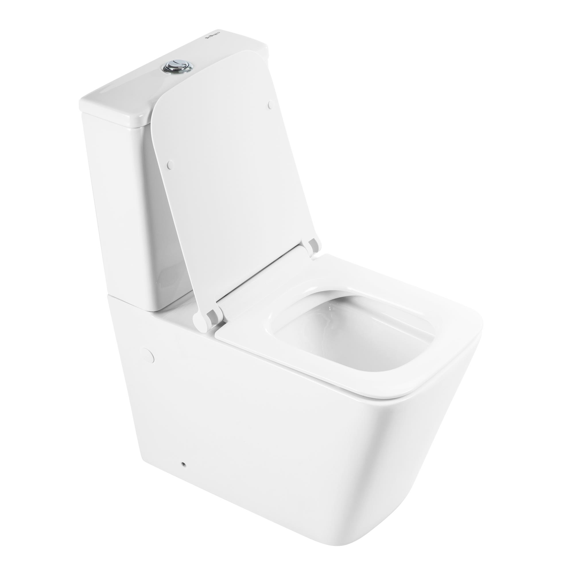 Унитаз-компакт безободковый BelBagno ARDENTE-R BB02093CPR/BB2112SC - Gidratop.ru изображение