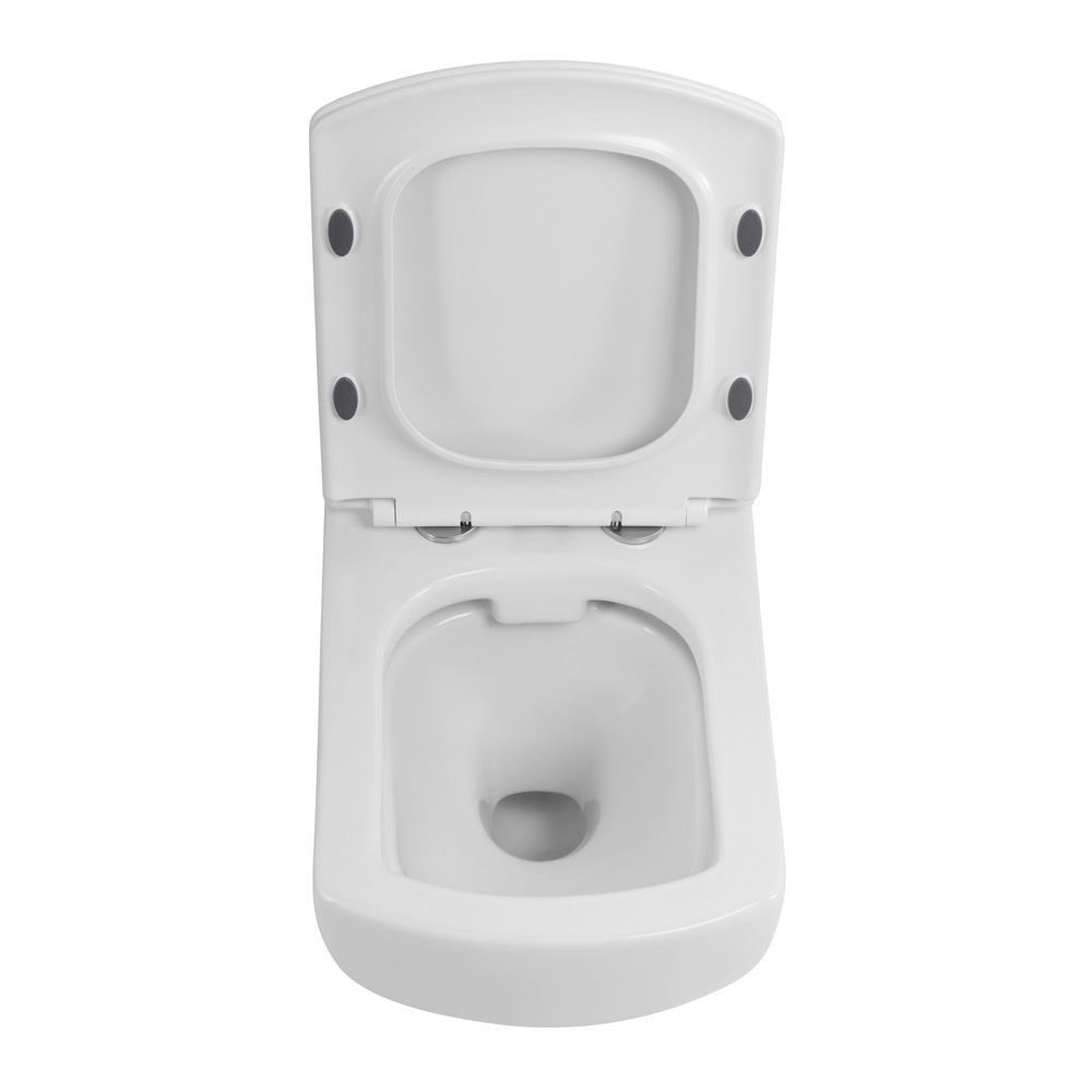 Унитаз подвесной безободковый BelBagno CARINA BB514CHR/BB5046SC - Gidratop.ru изображение