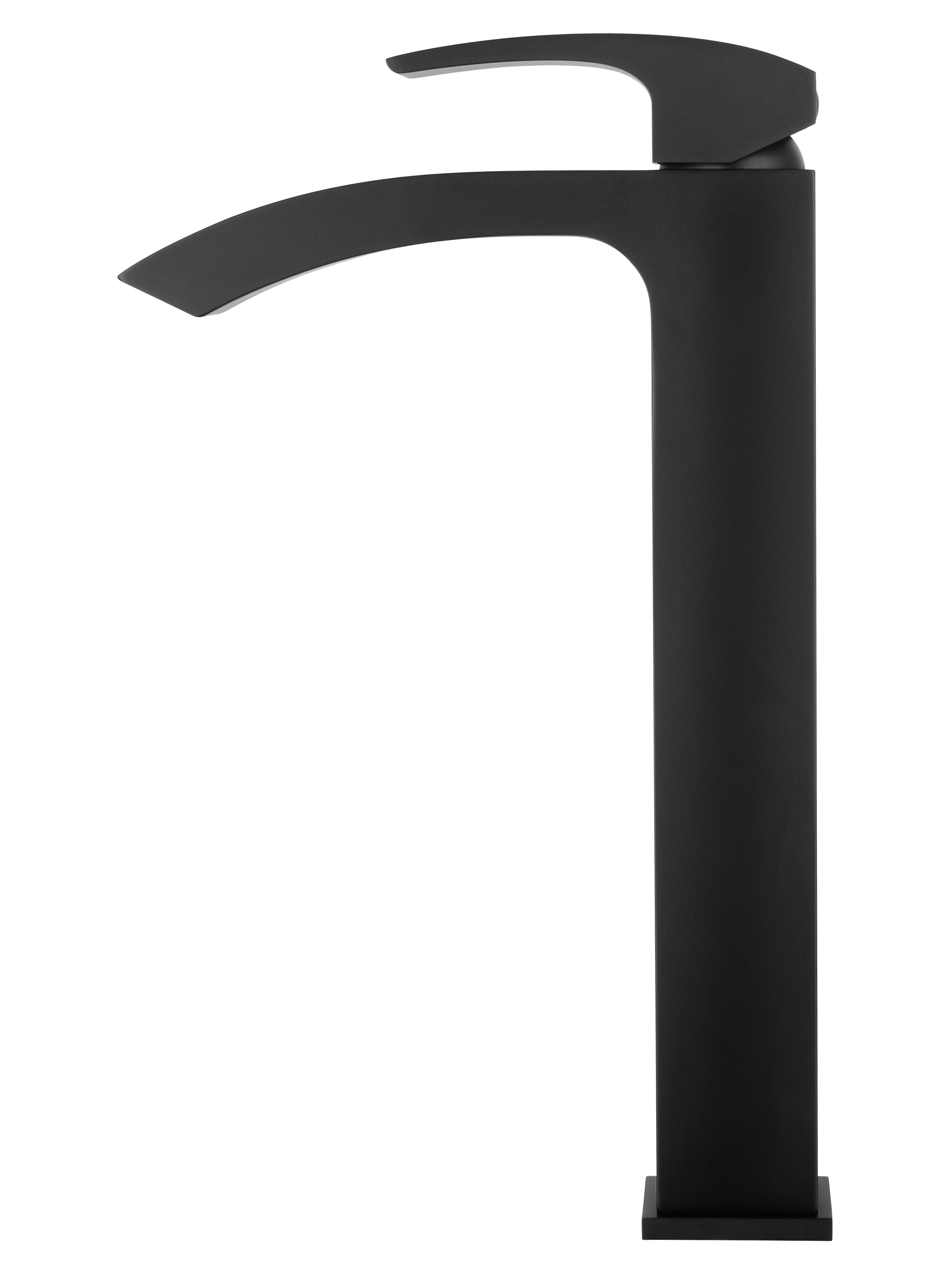 Смеситель для раковины высокий WONZON & WOGHAND FIT, Черный матовый (WW-88239009-MB) - Gidratop.ru изображение