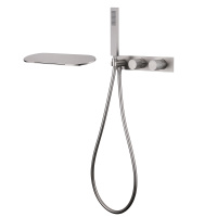 Смеситель ABBER Rund AF8731SP для ванны скрытого монтажа, сатин - Gidratop.ru изображение