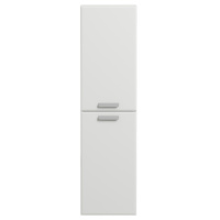 ECO Шкаф подвесной с двумя распашными дверцами с доводчиками, с двумя полками, универсальный, Bianco Opaco, 400x300x1500, ECO-1500-2A-SC-BO - Gidratop.ru изображение