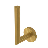 RELAX-PHV-BORO Держатель для туалетной бумаги, вертикальный, исполнение брашированное золото - Gidratop.ru изображение