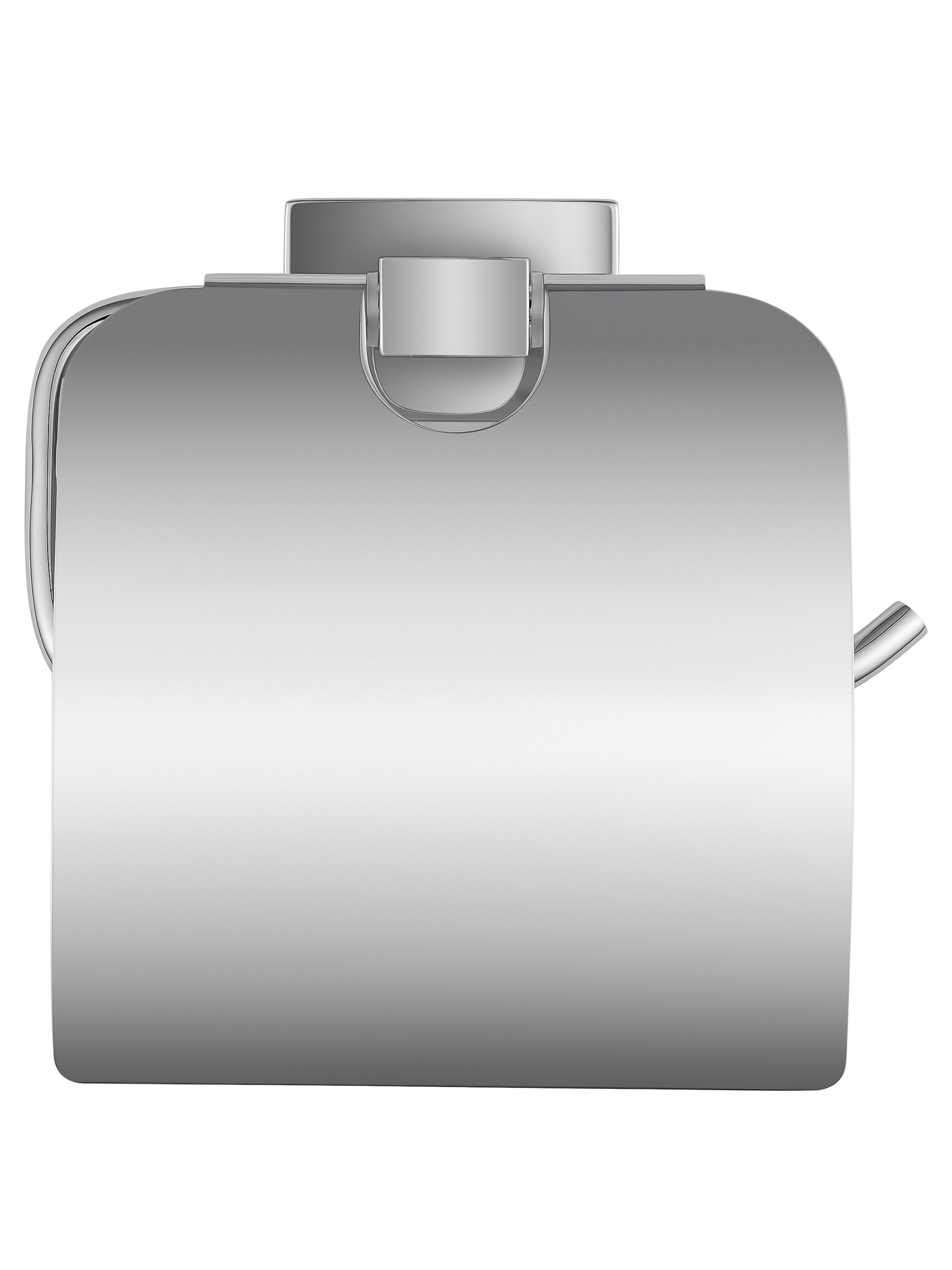 Держатель для туалетной бумаги с крышкой WONZON & WOGHAND FLAT, Хром (WW-9726) - Gidratop.ru изображение