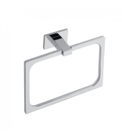 Colombo Look Полотенцедержатель-кольцо 20х14см., цвет: хром - Gidratop.ru изображение