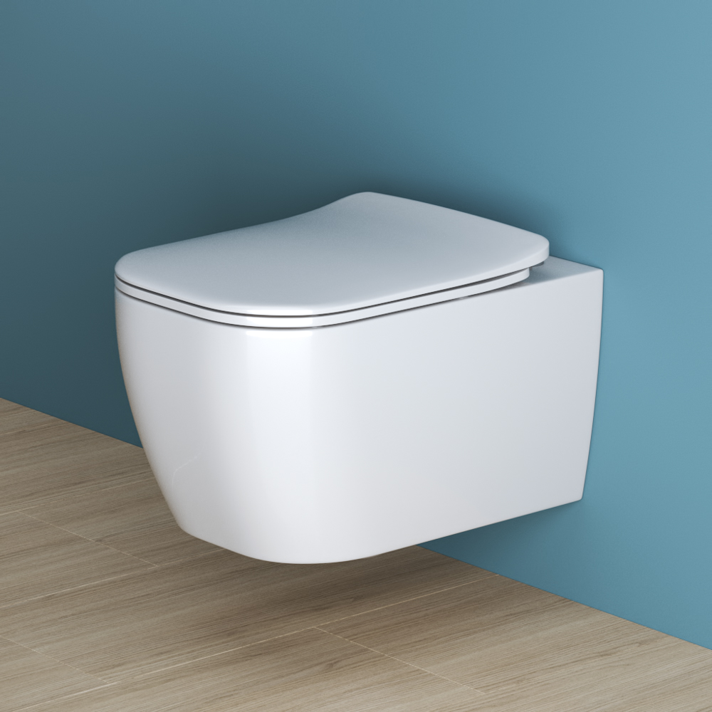 Унитаз подвесной безободковый BelBagno GENOVA BB1102CH/BB1102SC - Gidratop.ru изображение