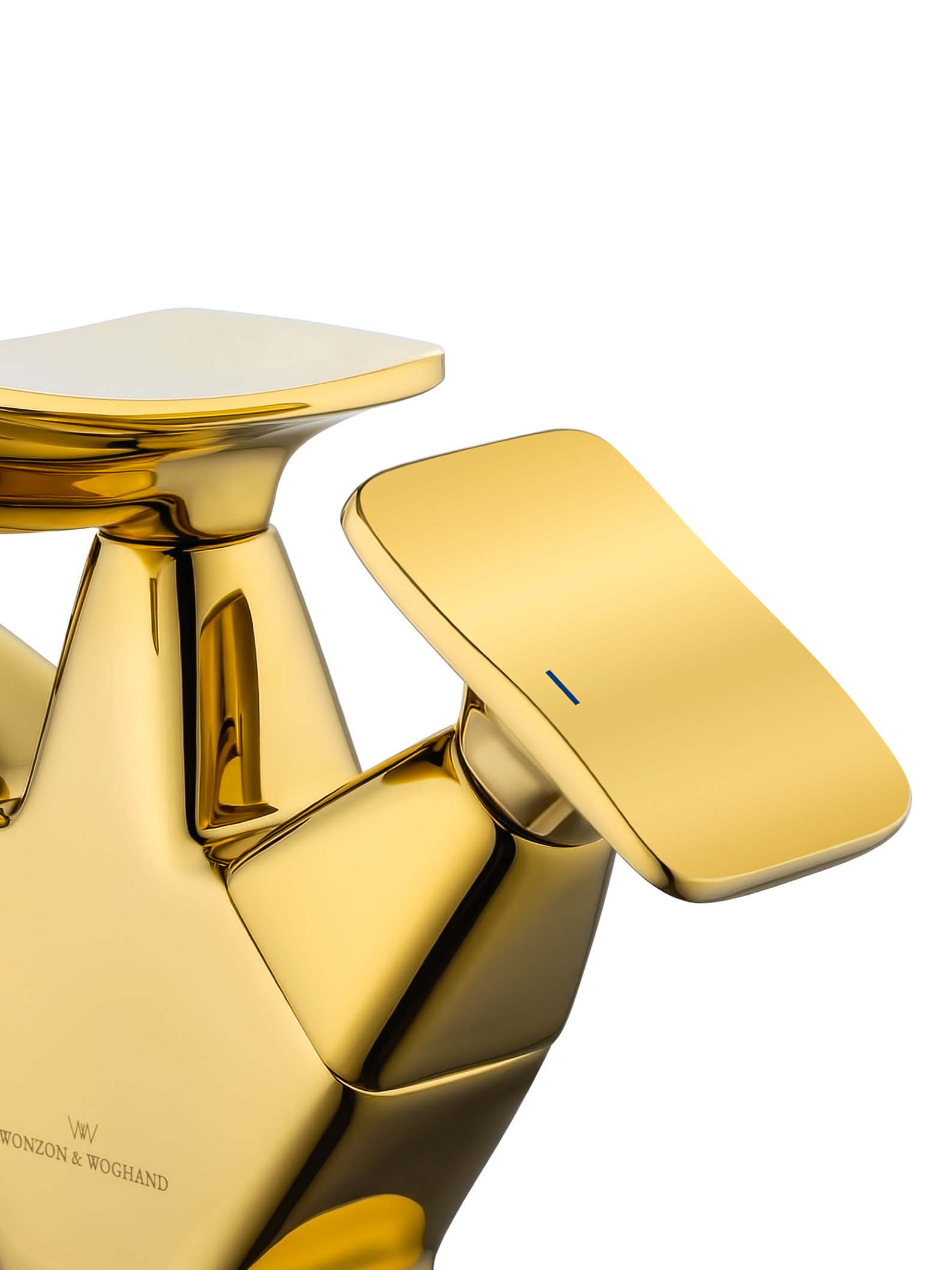 Смеситель для биде WONZON & WOGHAND SHAKESPEARE, Темное золото (WW-655001-DG) - Gidratop.ru изображение