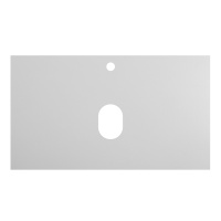 Столешница из керамогранита 816х490 SLD-80/48-BO, Bianco Opaco - Gidratop.ru изображение