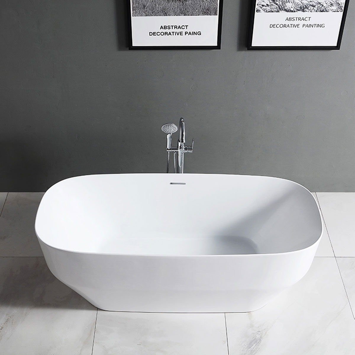Ванна акриловая Vincea VBT-630, 1700*750*600, цвет белый, слив-перелив в комплекте, белый - Gidratop.ru изображение