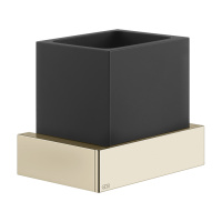 GESSI  INVERSO ACCESSORIES стакан настенный черный, цвет: Warm Bronze Br PVD - Gidratop.ru изображение