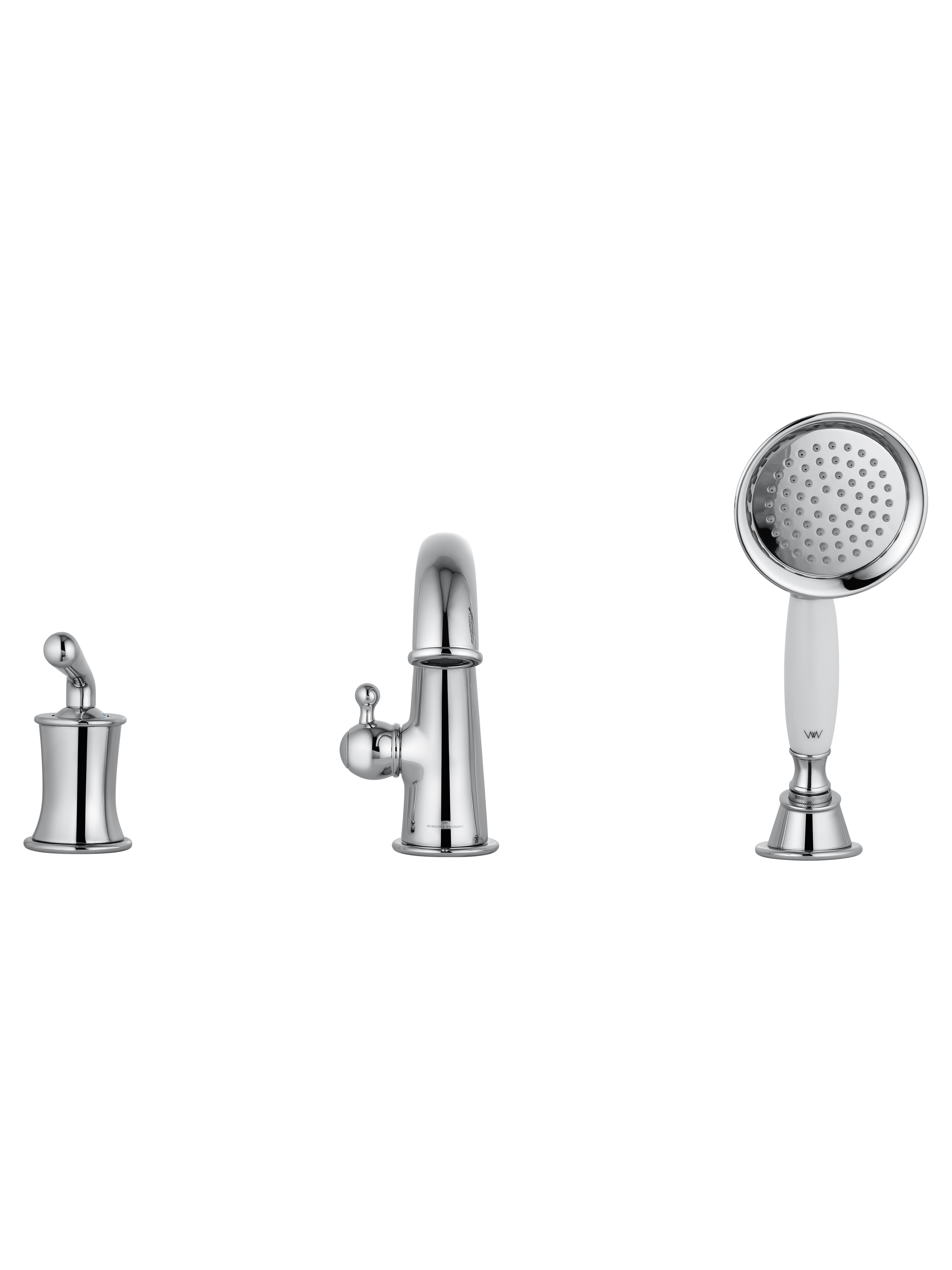 Смеситель на борт ванны WONZON & WOGHAND STEAM, Хром (WW-88659008-CR) - Gidratop.ru изображение