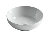 Умывальник чаша накладная круглая Element 370x370x110мм - Gidratop.ru изображение