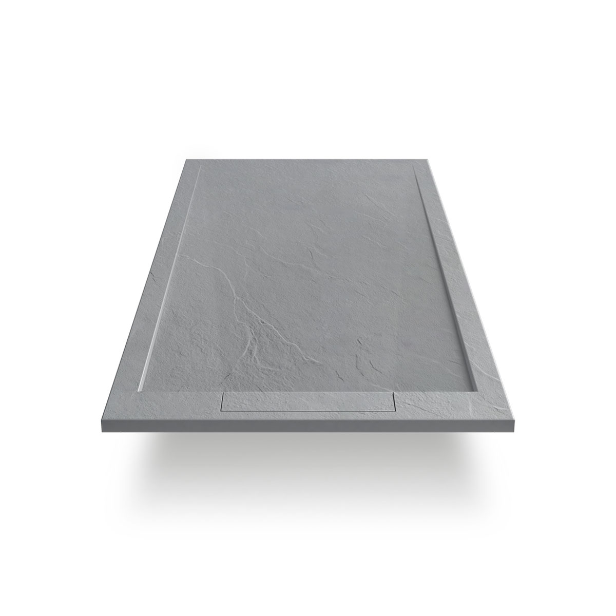Поддон для душа из искусственного камня VST-4SRL8010G,1000*800*25, серый - Gidratop.ru изображение