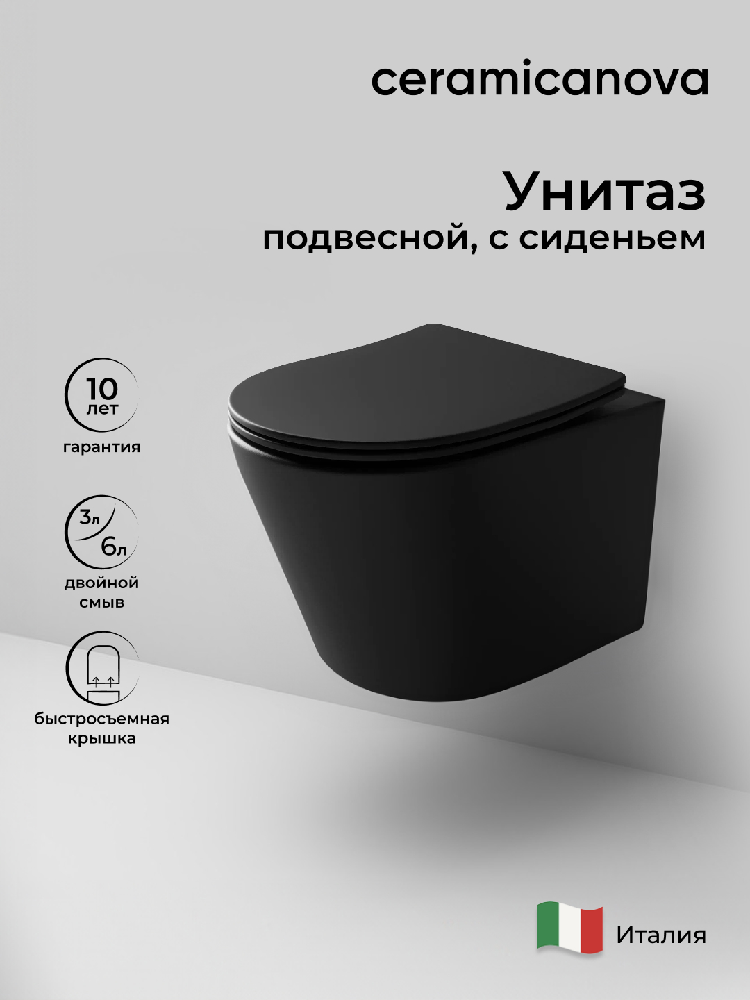 Умывальник чаша ELEMENT накладная круглая 415x415x135мм - Gidratop.ru изображение