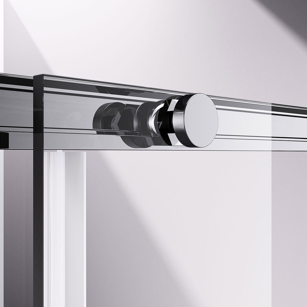 Душевой уголок Slim-N VSR-4SN9014CL, 1400*900, хром, стекло прозрачное - Gidratop.ru изображение
