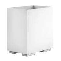 Gessi Rettangolo корзина для мусора, цвет: хром/белый - Gidratop.ru изображение