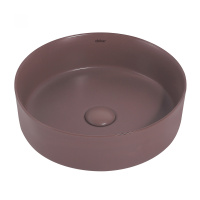 Раковина накладная ABBER Bequem AC2108MC коричневая матовая - Gidratop.ru изображение