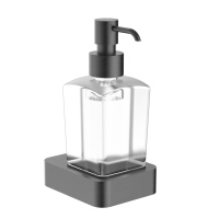 Дозатор мыла WONZON & WOGHAND LOTTE, Темный графит (WW-8333-BGM) - Gidratop.ru изображение
