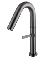 Смеситель для раковины высокий WONZON & WOGHAND, Темный графит (WW-6068-BGG) - Gidratop.ru изображение