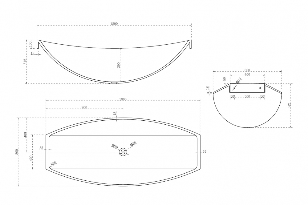 Прозрачная ванна ABBER Kristall AT9704Rubin подвесная красная - Gidratop.ru изображение