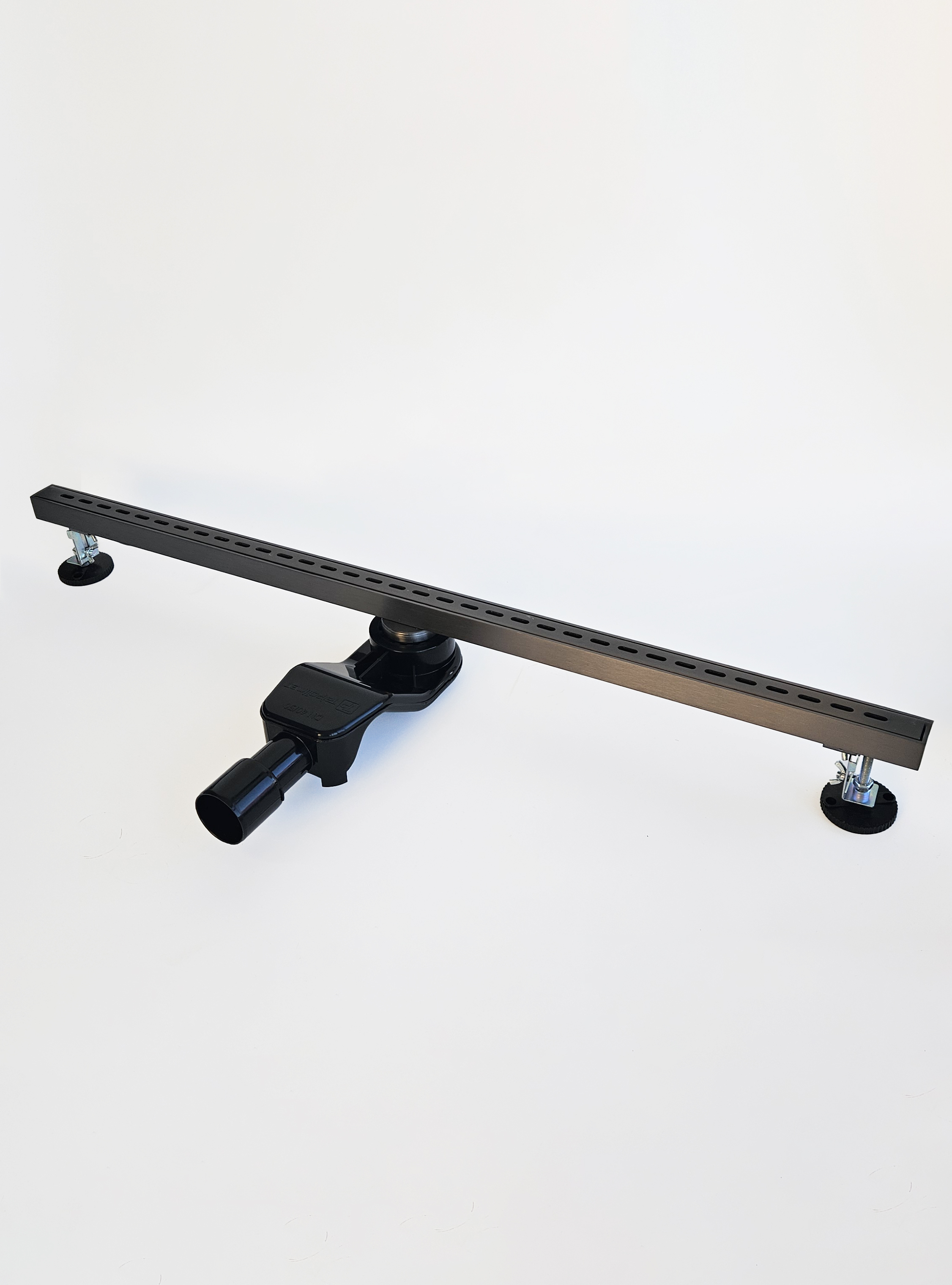 Душевой трап 90 см WONZON & WOGHAND, Темный графит (WW-65409M-GM) - Gidratop.ru изображение