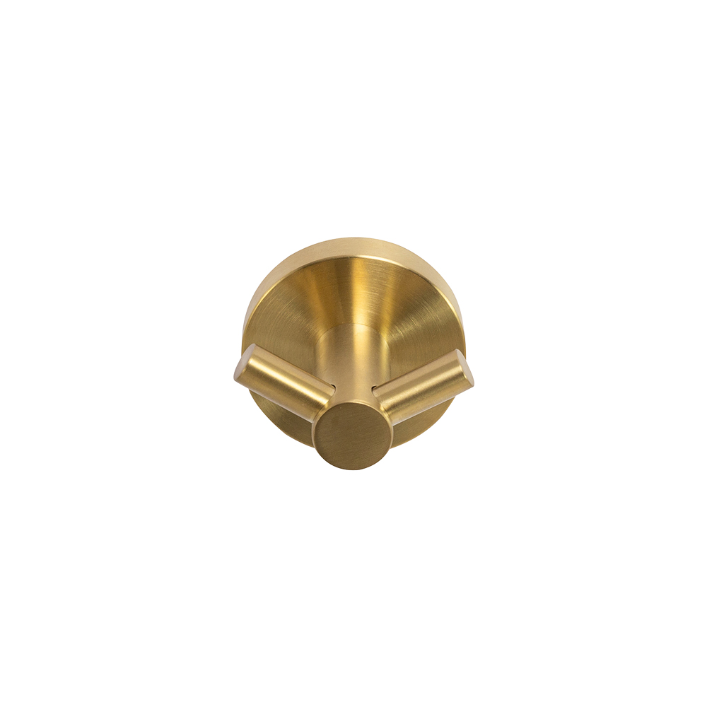 RELAX-HKD-BORO Крючок двойной, исполнение брашированное золото - Gidratop.ru изображение