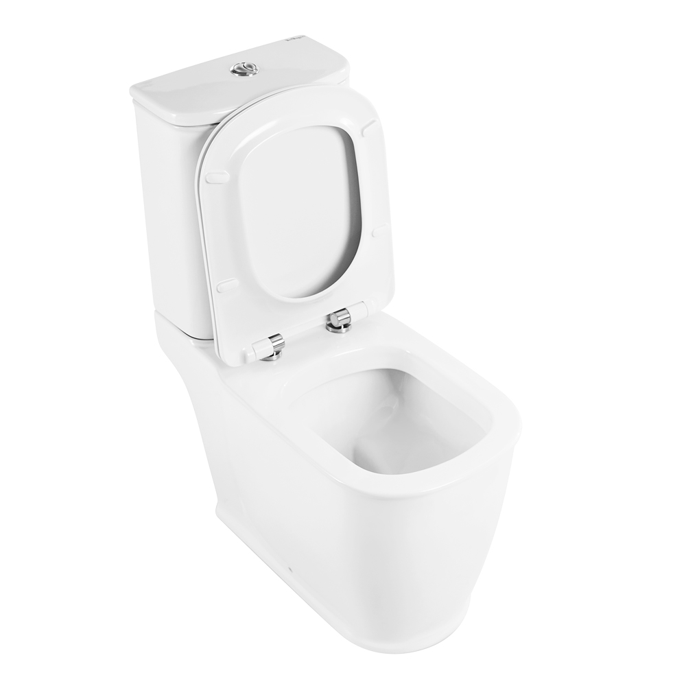 Унитаз-компакт безободковый BelBagno PRADO BB10150CP/BB10150SC - Gidratop.ru изображение