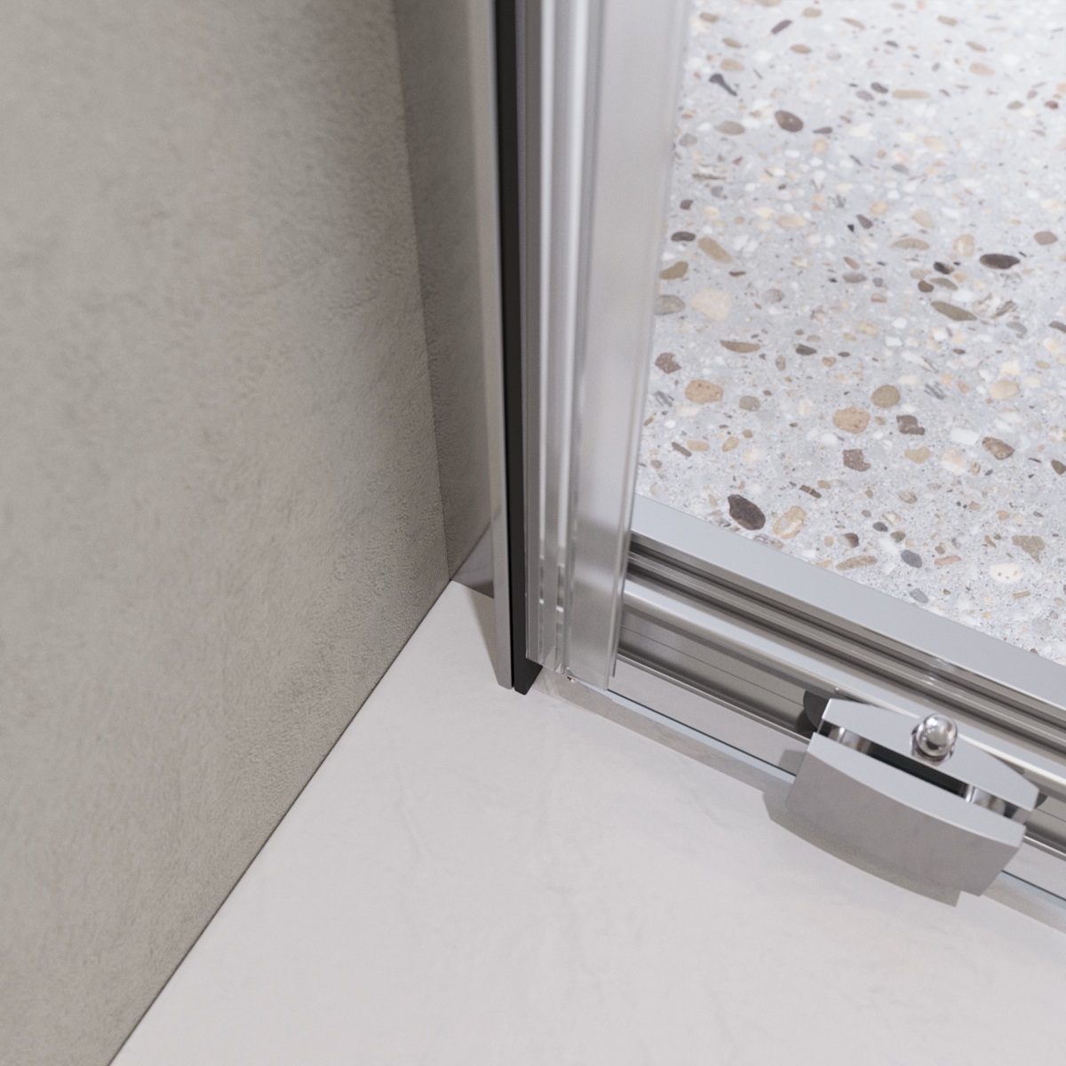 Душевая дверь BelBagno LUCE-BF-1-100-C-Cr - Gidratop.ru изображение