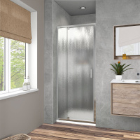 Душевая дверь Intra VDP-1I8090CH, 800/900, хром, стекло шиншилла - Gidratop.ru изображение