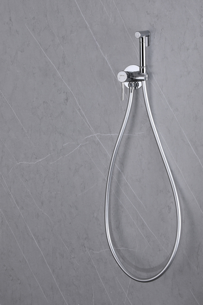 Смеситель ABBER Wasser Kreis AF8125 с гигиеническим душем, хром - Gidratop.ru изображение