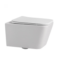 Унитаз ABBER Rechteck AC1201 подвесной белый, безободковый - Gidratop.ru изображение