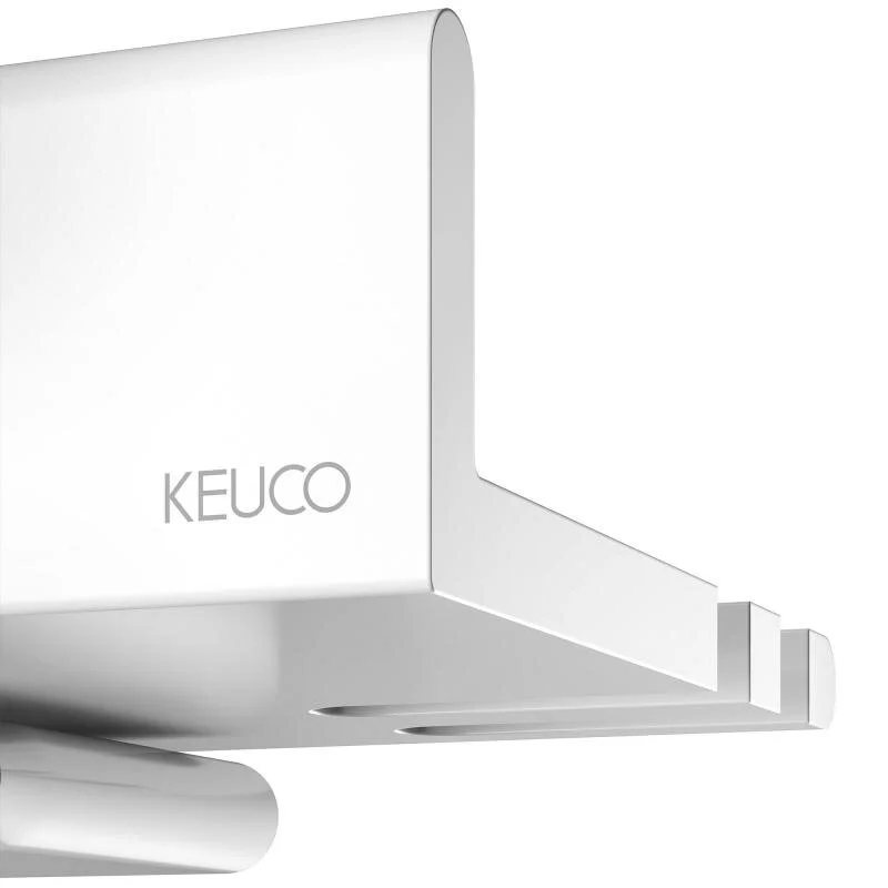 Корзинка для душа Keuco Reva 12859510000, с стеклоочистителем, цвет белый матовый - Gidratop.ru изображение