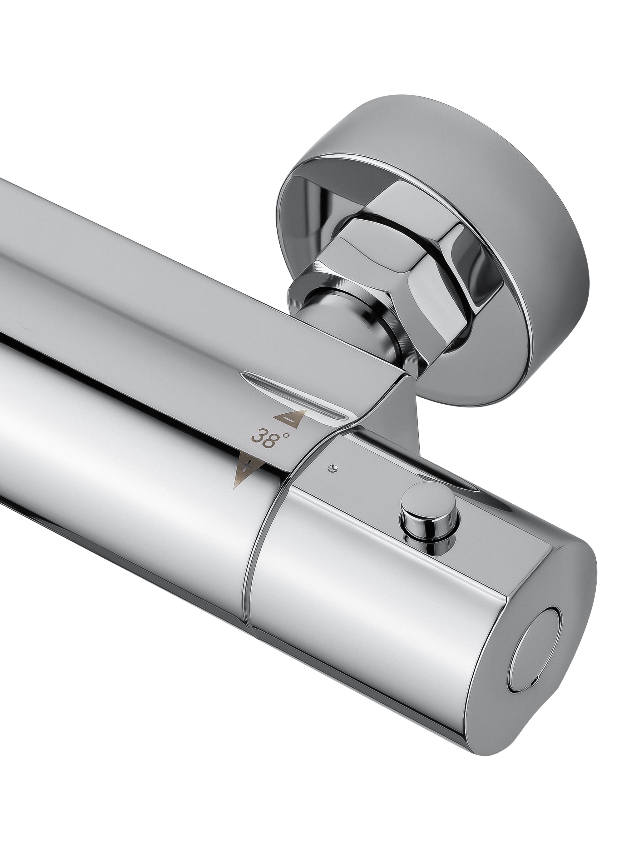 Смеситель для душа с термостатом WONZON & WOGHAND INN 6, Хром (WW-B2029-A-CR) - Gidratop.ru изображение