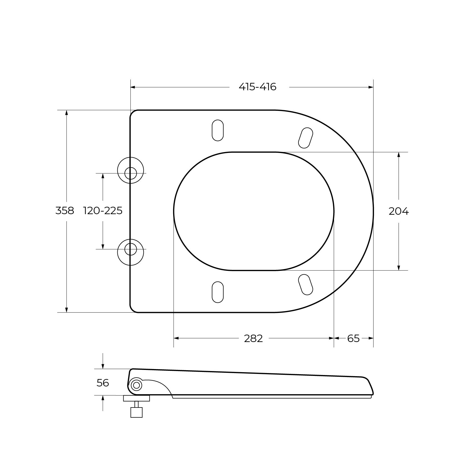 Крышка-сиденье CEZARES GIUBILEO CZR-6045-SC - Gidratop.ru изображение